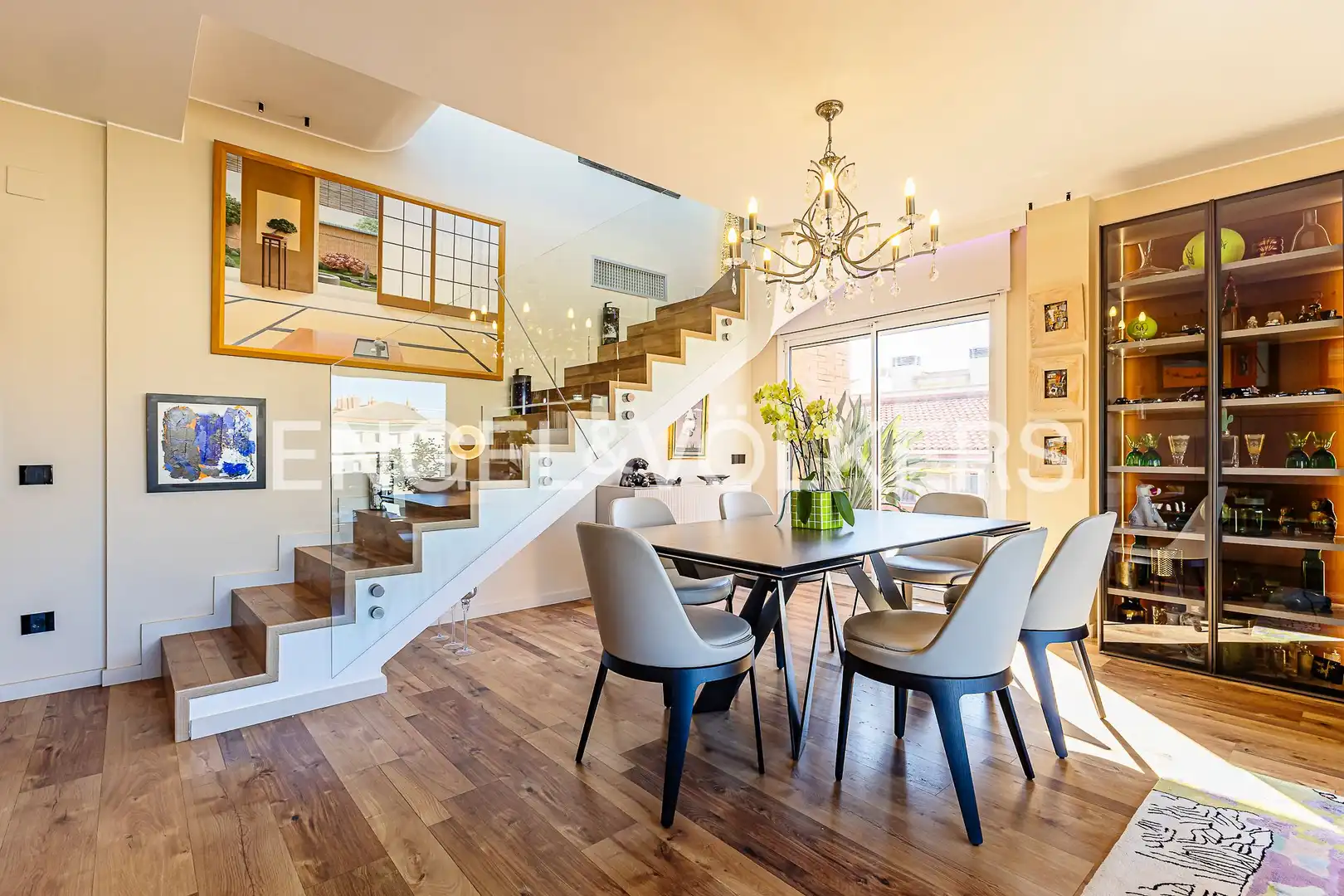 Comedor de Ático en venta en Sitges con Aire acondicionado, Calefacción y Jardín privado