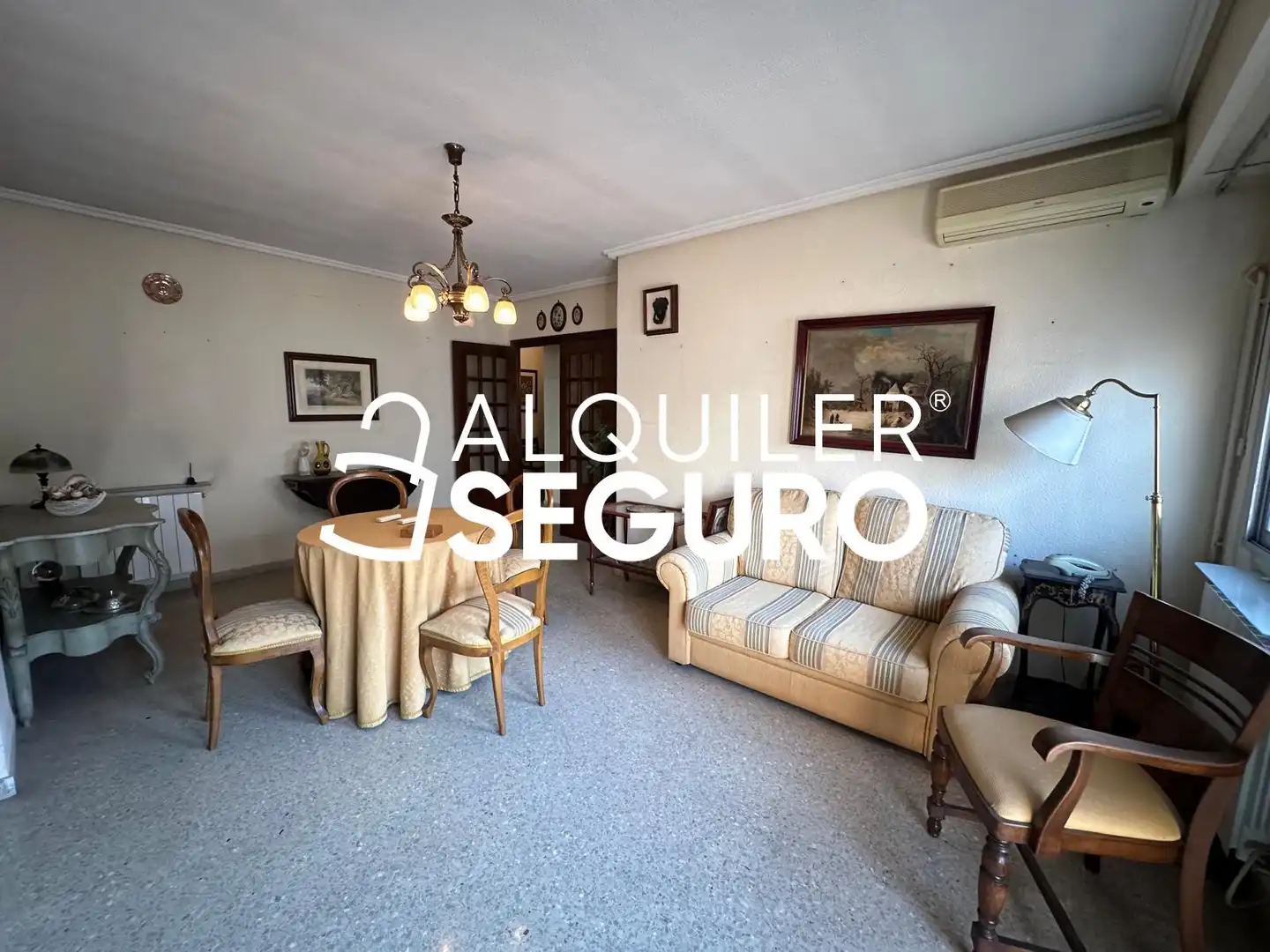 Sala de estar de Piso de alquiler en Valencia con Aire acondicionado, Calefacción y Amueblado