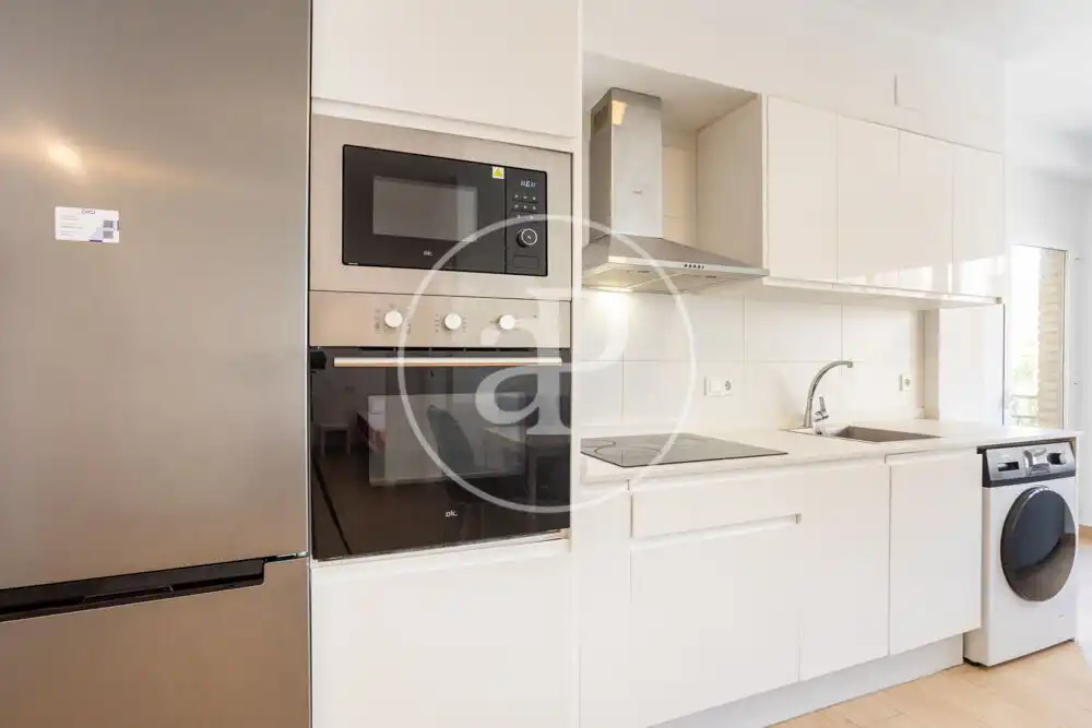Kitchen of Flat for rent in Valencia  with Air Conditioner, Heating and Furnished
