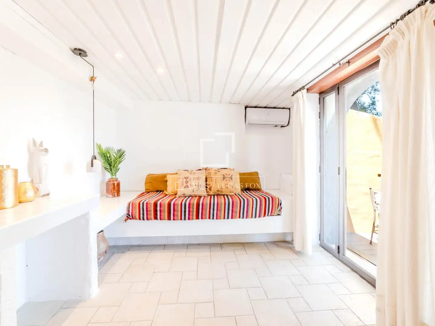 Terraza de Finca rústica en venta en Canyelles con Aire acondicionado, Calefacción y Jardín privado