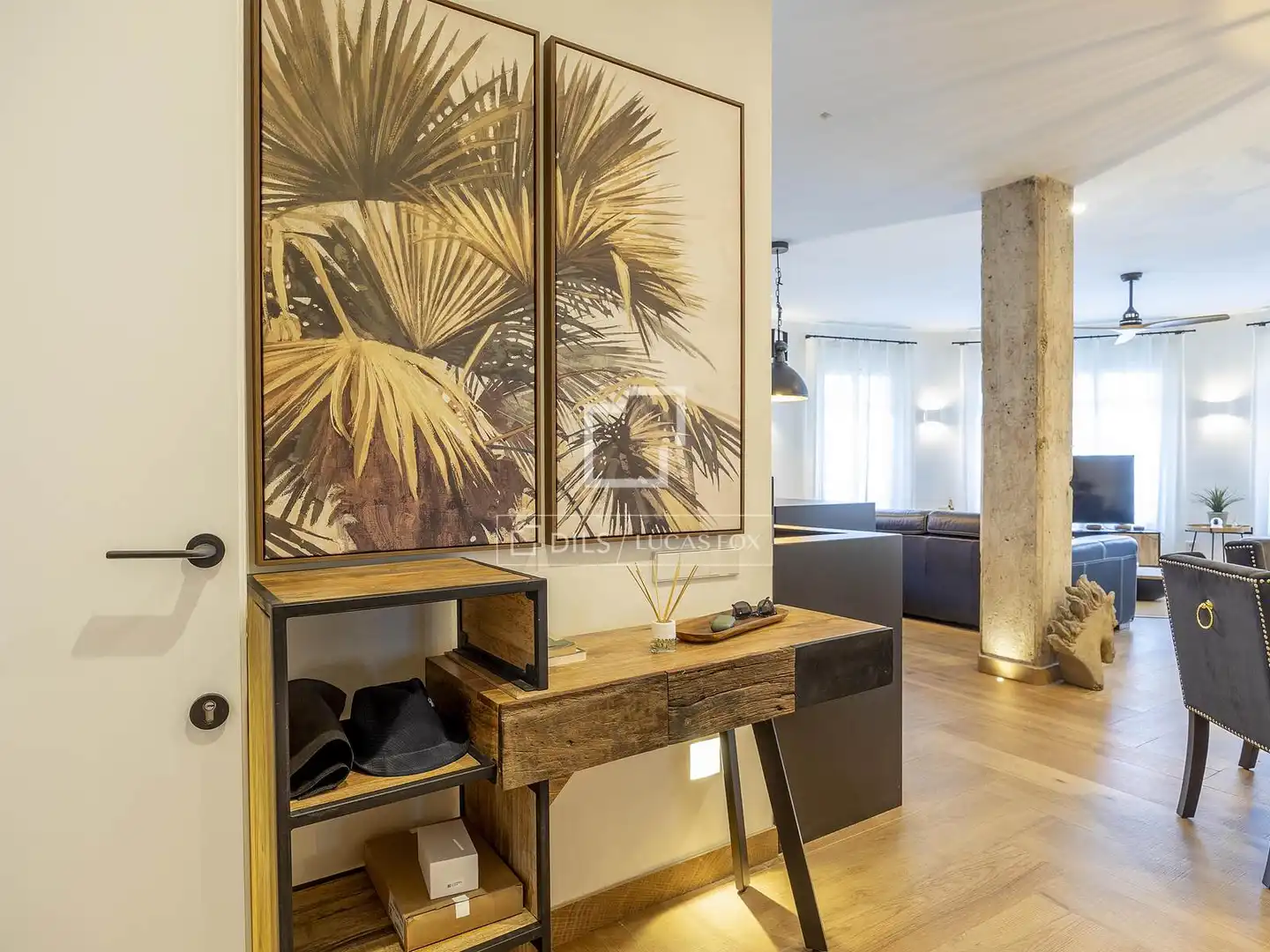 Sala de estar de Piso de alquiler en Valencia con Aire acondicionado, Calefacción y Parquet