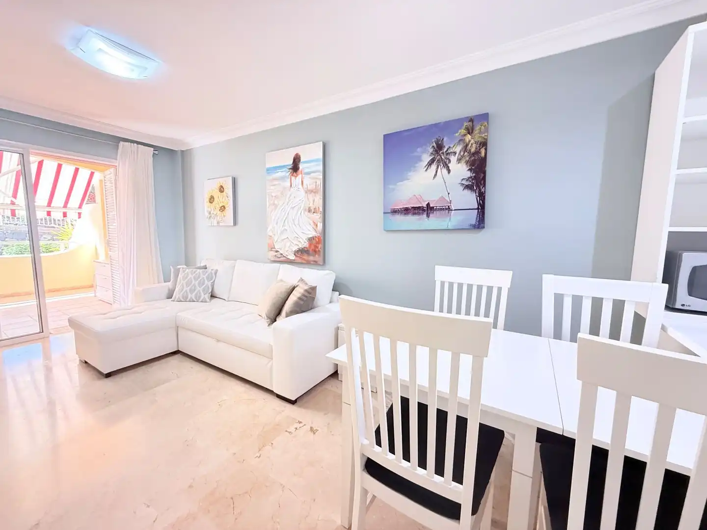 Wohnzimmer von Wohnungen zur Miete in Puerto de la Cruz mit Terrasse, Abstellraum und Möbliert