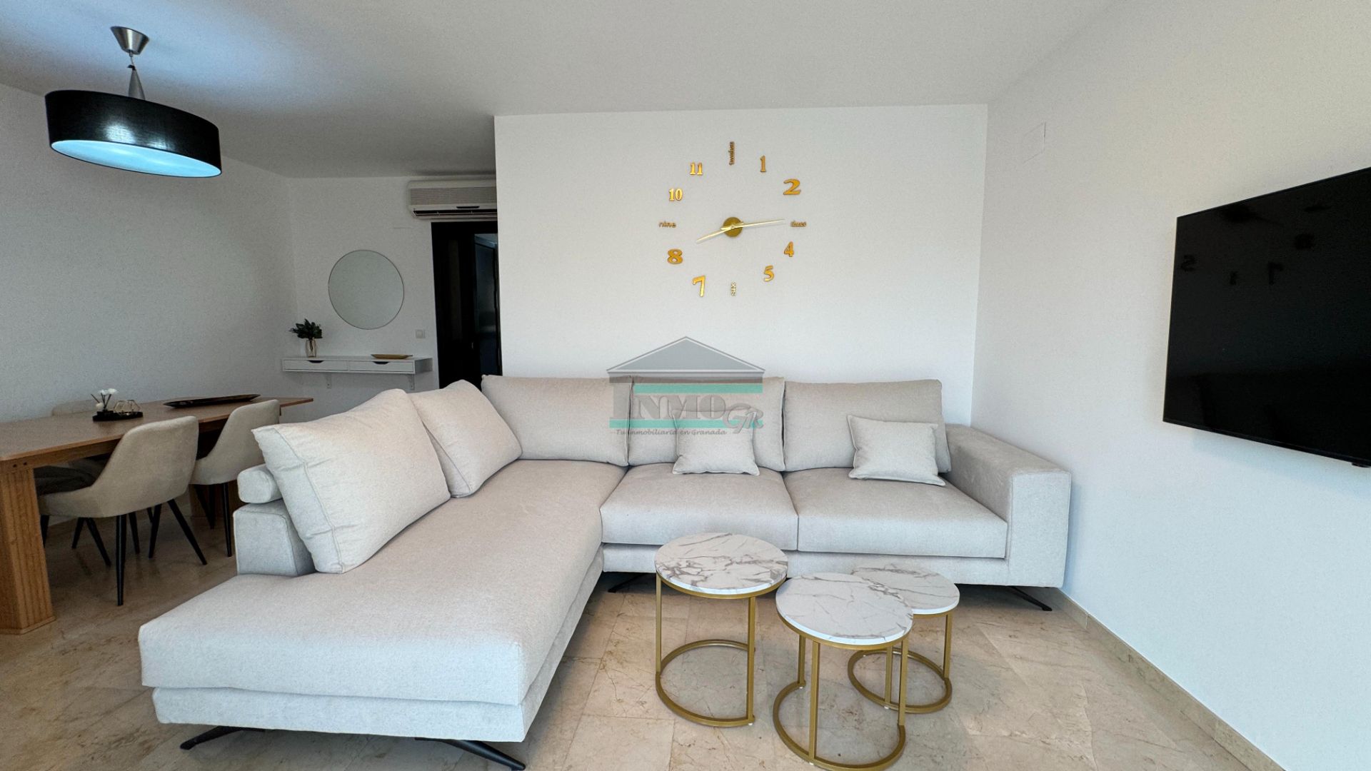 Wohnzimmer von Wohnung miete in Armilla mit Klimaanlage, Möbliert und Ofen