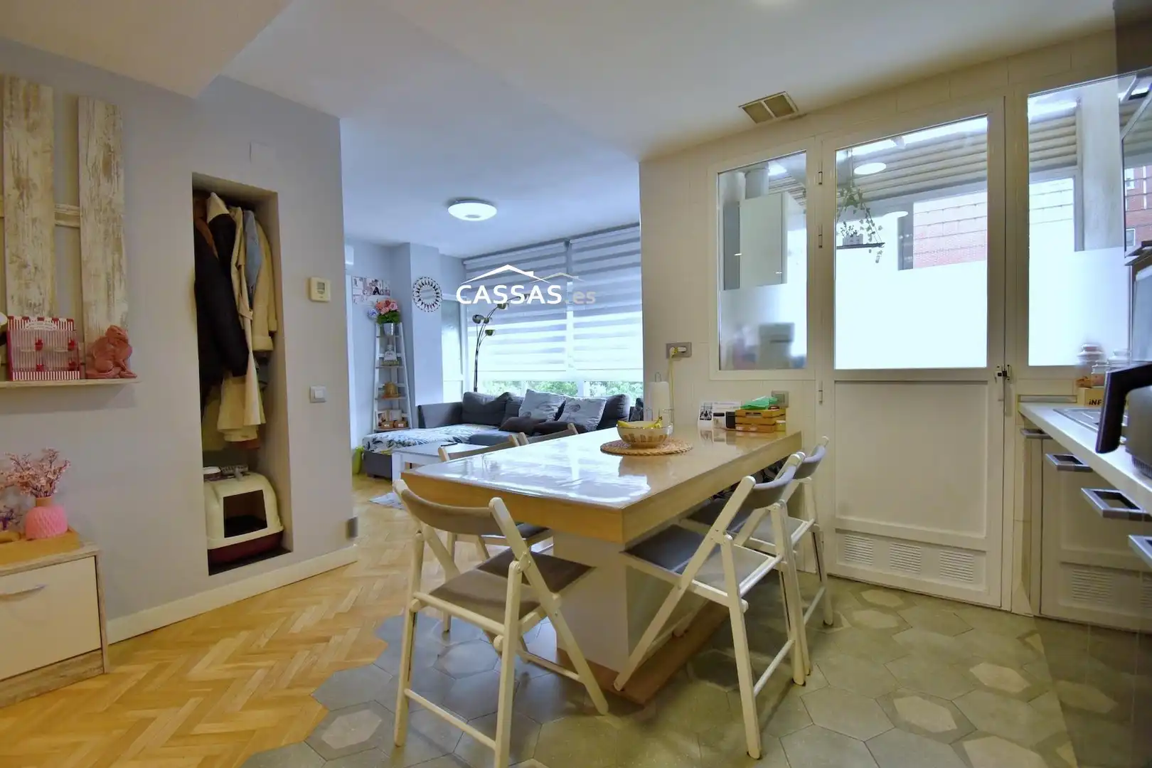 Living room of Flat for sale in Torrejón de Ardoz  with Air Conditioner, Heating and Parquet flooring