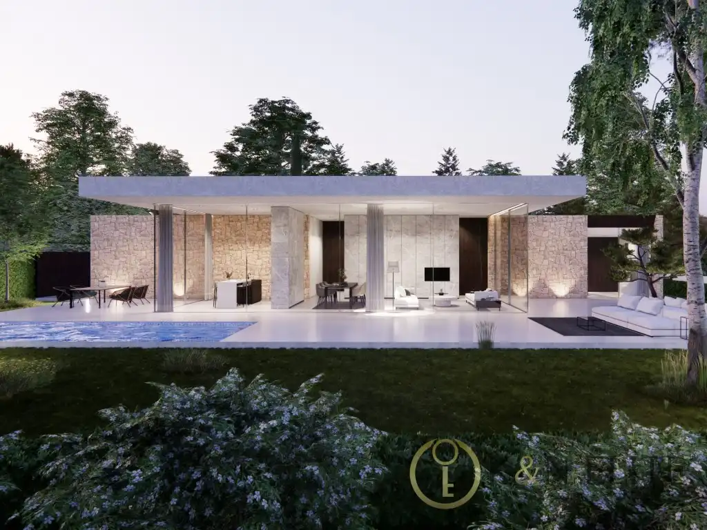 Terraza de Casa o chalet en venta en Alicante / Alacant con Aire acondicionado, Jardín privado y Piscina