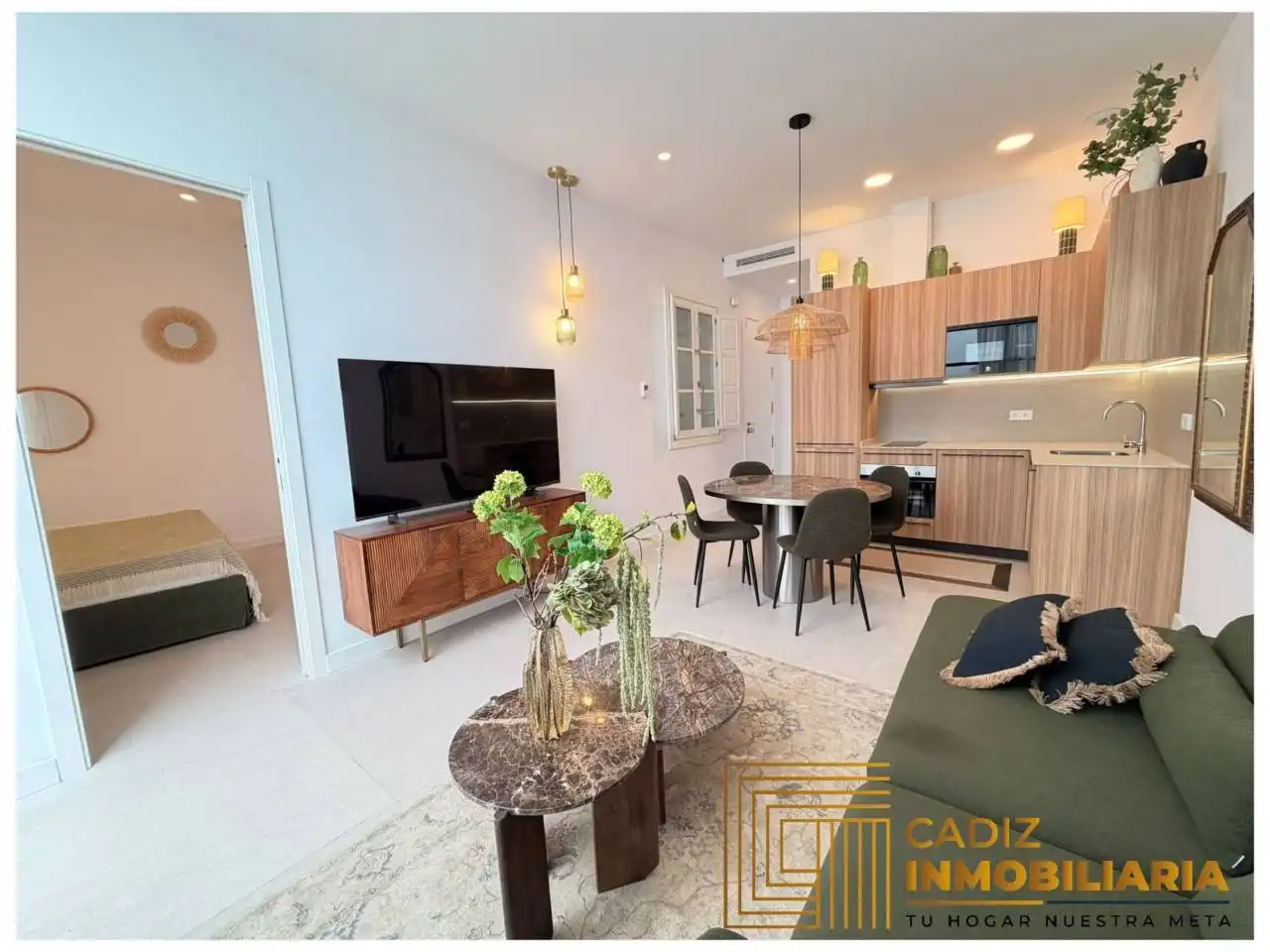 Living room of Flat for sale in Cádiz  with Air Conditioner and Furnished