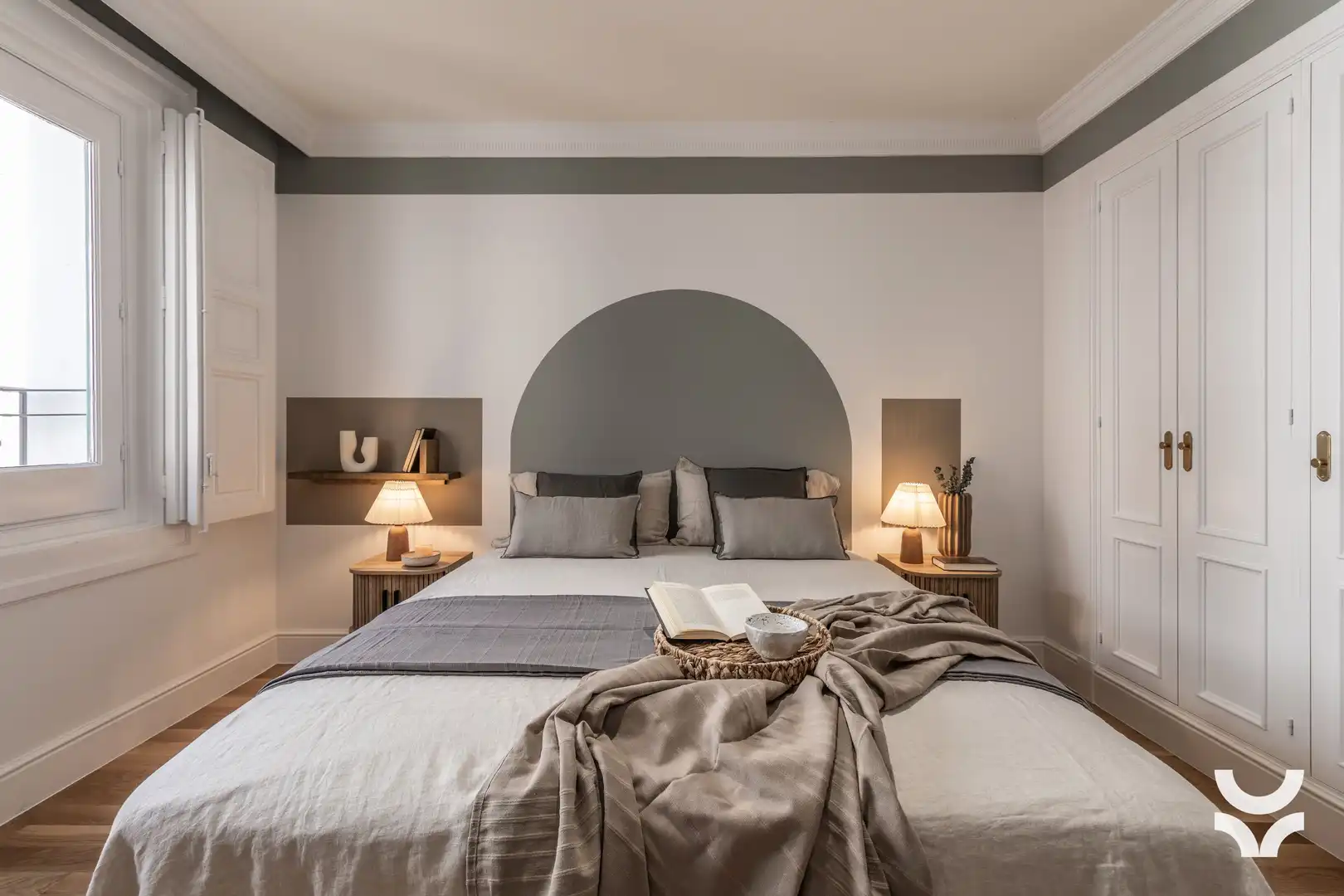 Bedroom of Apartments for rent in Madrid  with Air Conditioner, Heating and Furnished
