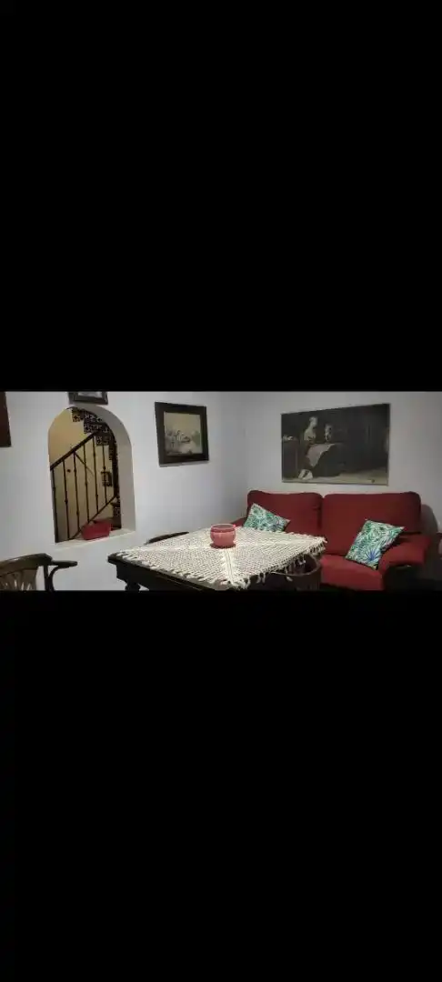 Sala d'estar de Casa adosada de lloguer en Sanlúcar la Mayor, Sevilla