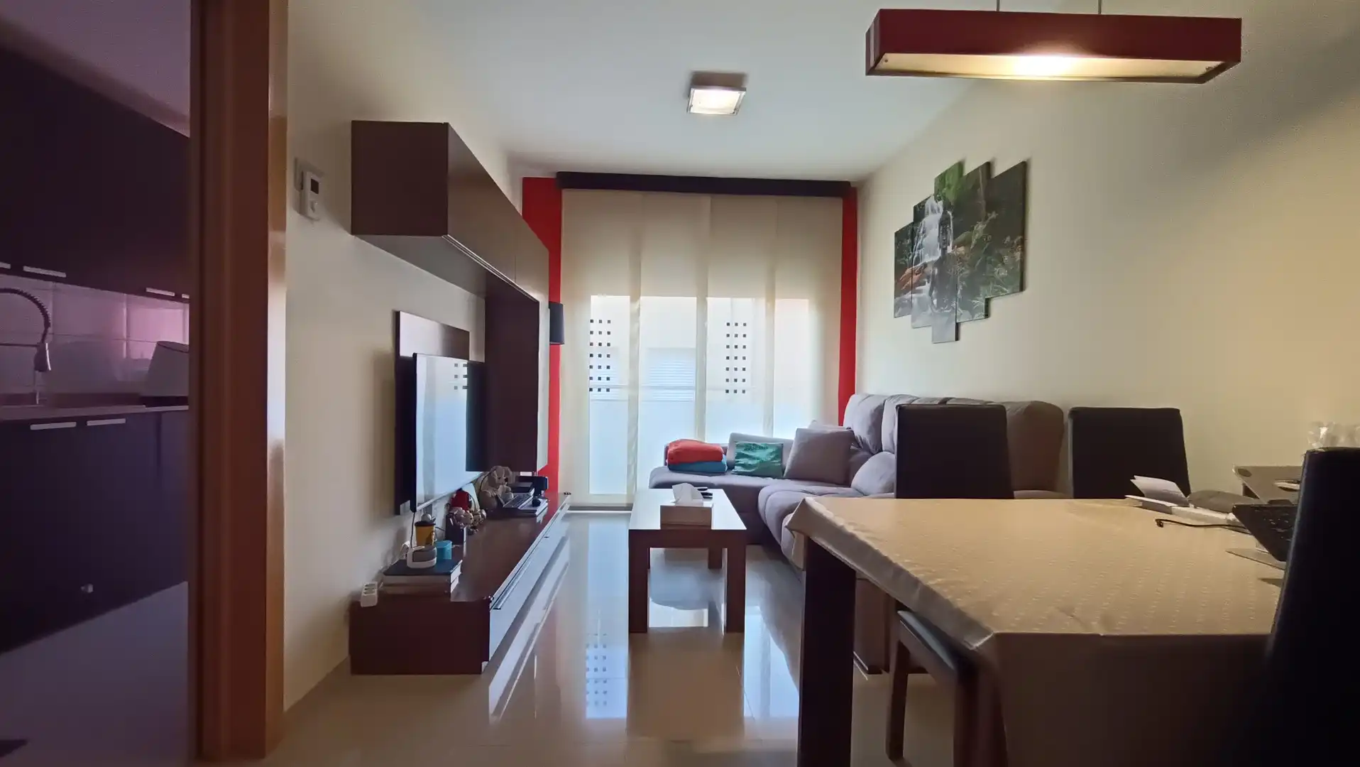 Sala d'estar de Dúplex de lloguer en Terrassa amb Aire condicionat, Calefacció i Terrassa