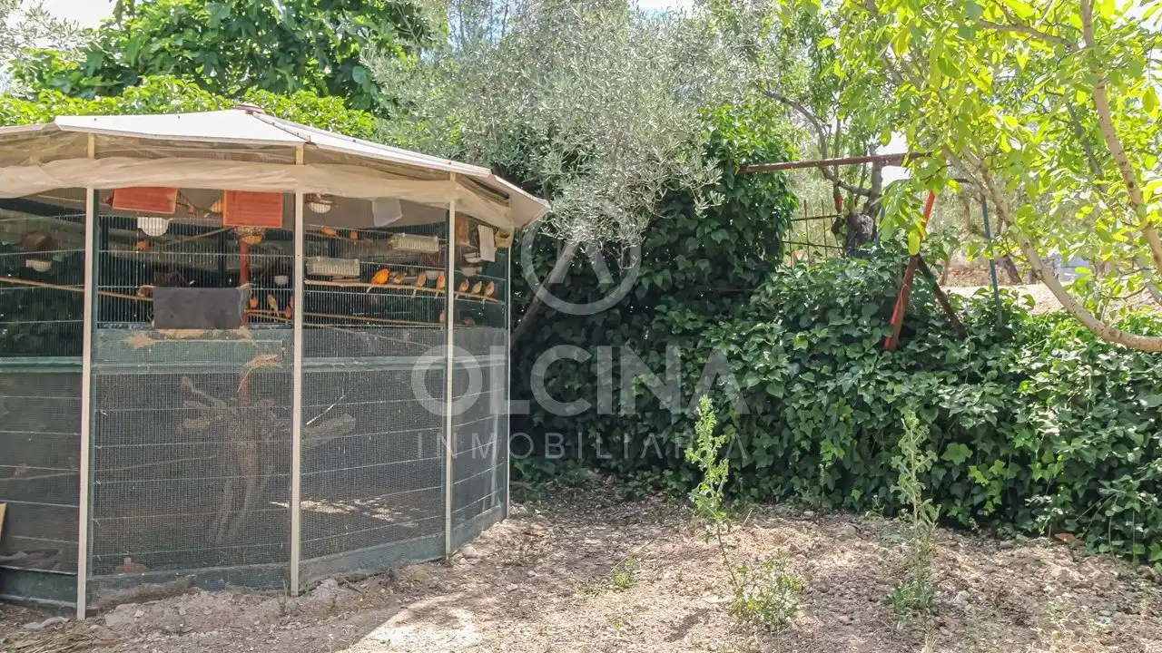 Jardín de Finca rústica en venta en Onil con Aire acondicionado y Terraza
