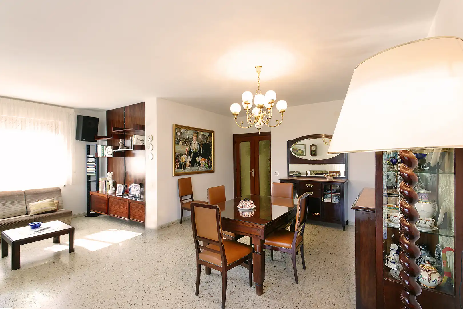 Dining room of Houses for sale in Palacios del Sil  with Furnished