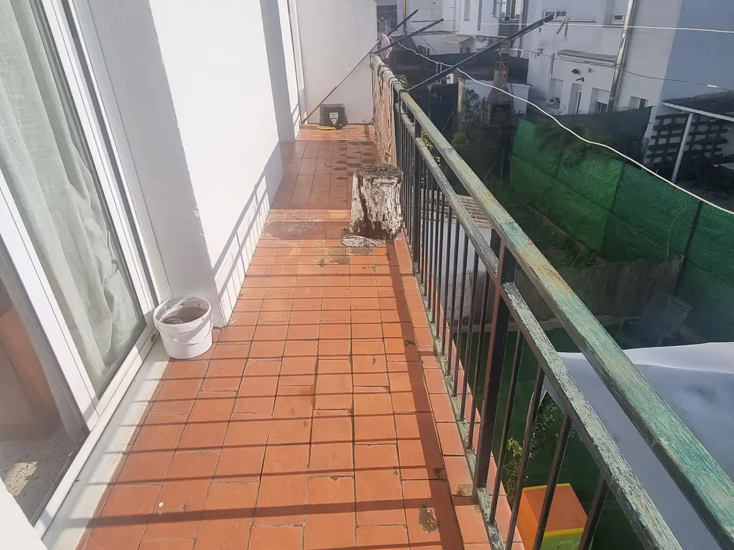 Terraza de Casa adosada en venta en Vilobí d'Onyar con Calefacción y Balcón