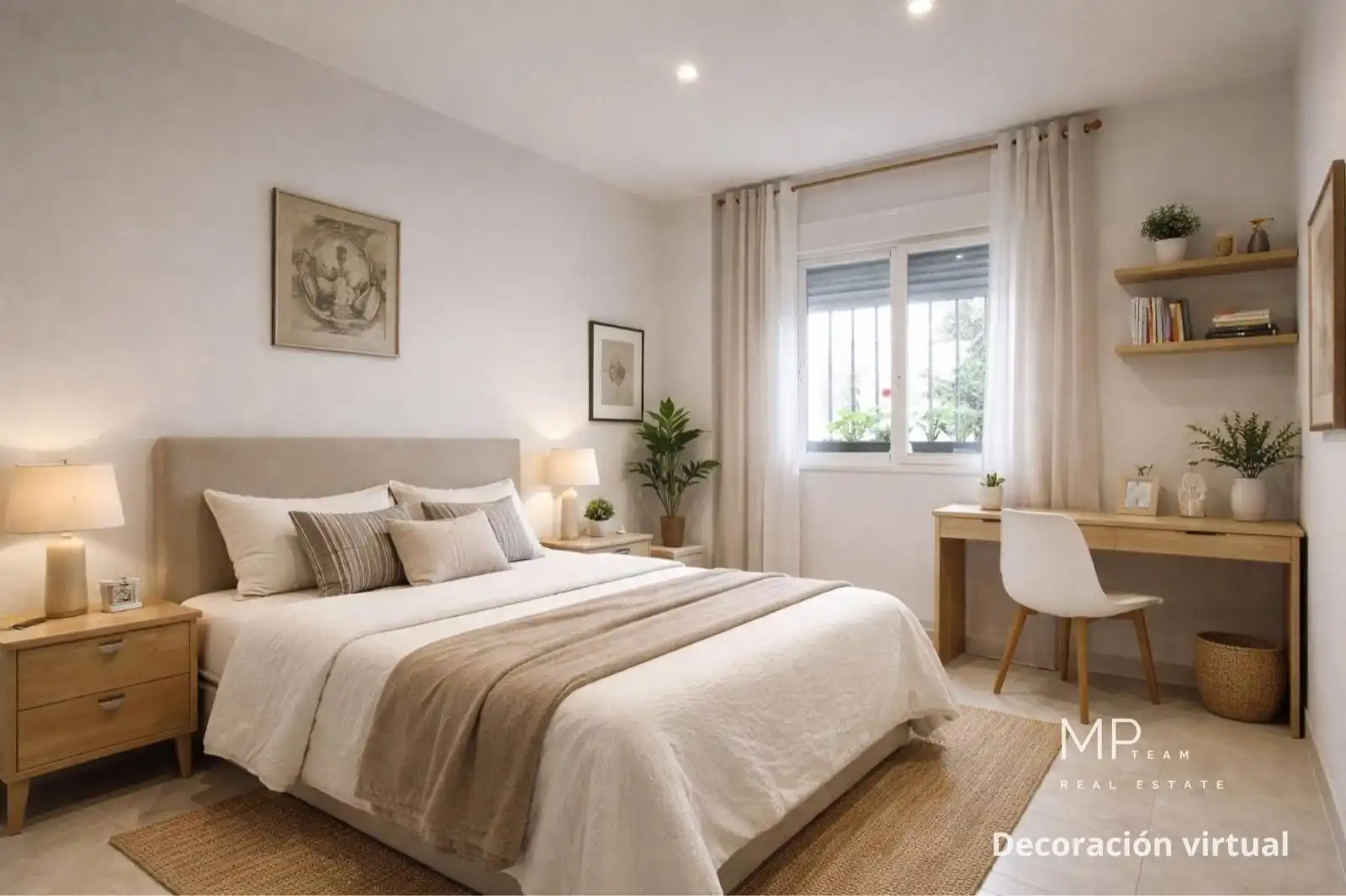 Dormitori de Apartament en venda en Madrid amb Aire condicionat, Calefacció i Moblat