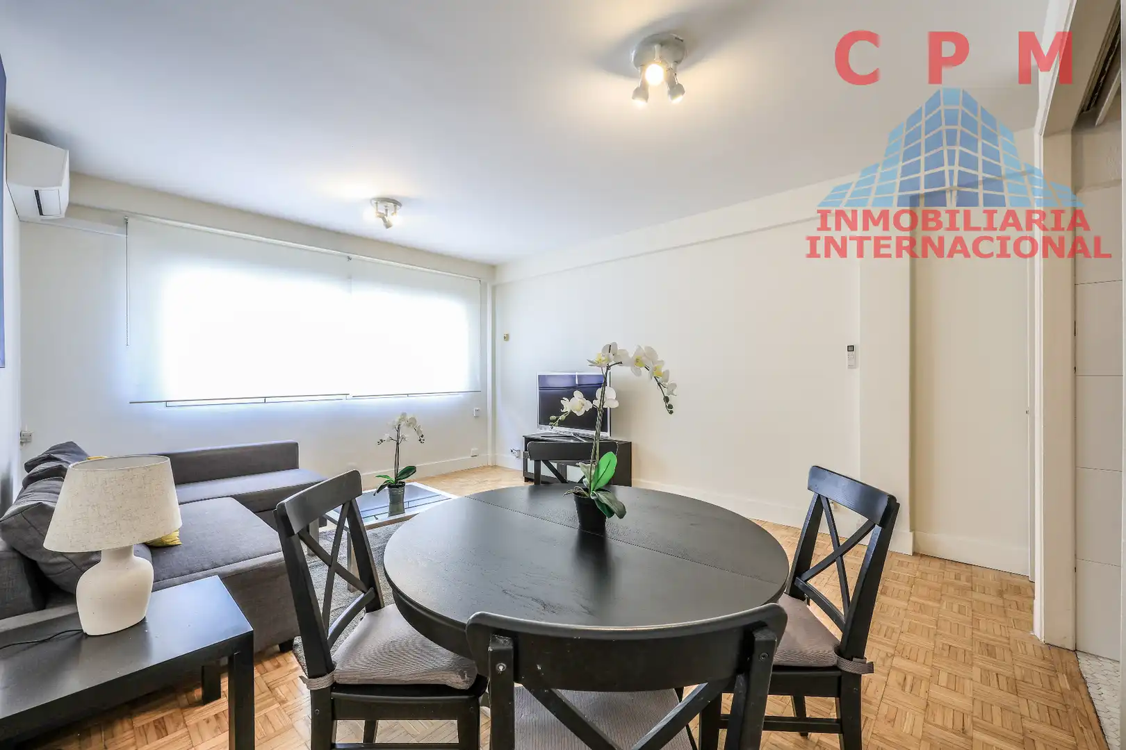Sala de estar de Piso de alquiler en Madrid con Aire acondicionado, Calefacción y Parquet