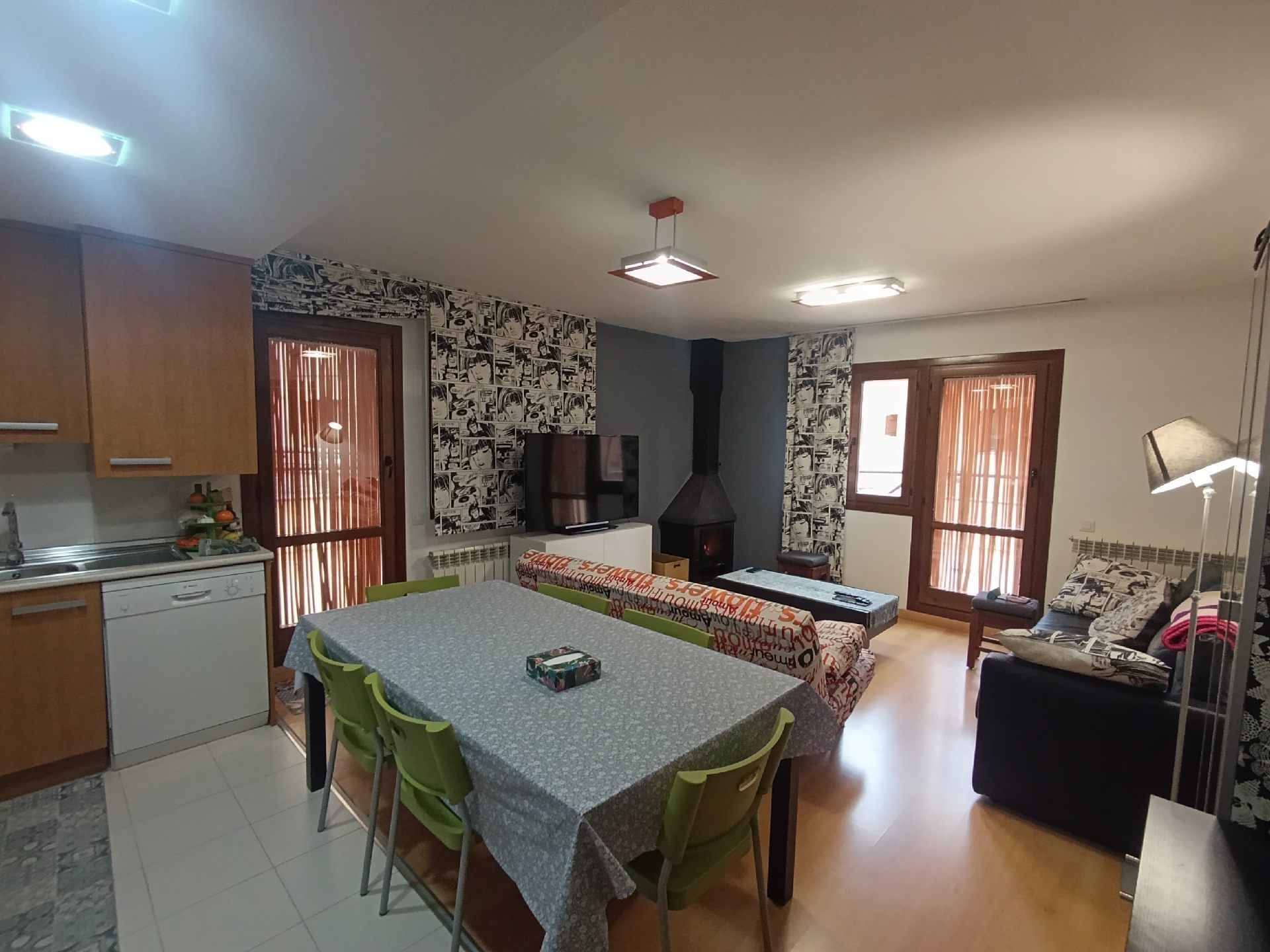 Wohnzimmer von Wohnung zum Verkauf in Castejón de Sos mit Heizung, Terrasse und Abstellraum