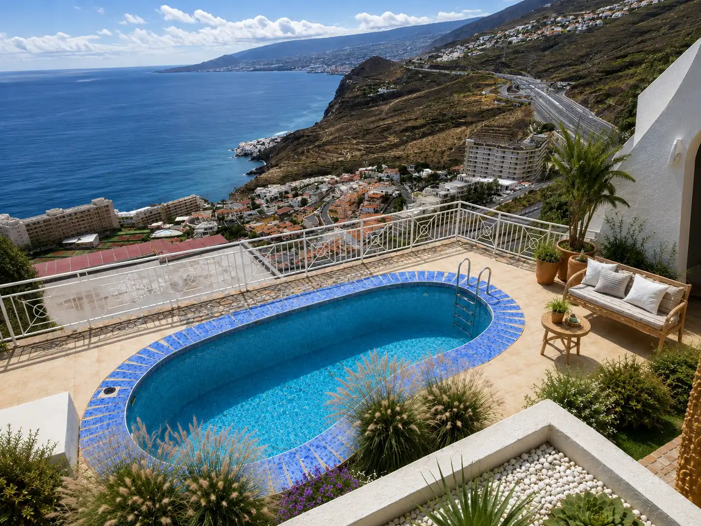 Piscina de Casa o chalet en venta en El Rosario con Aire acondicionado, Jardín privado y Terraza