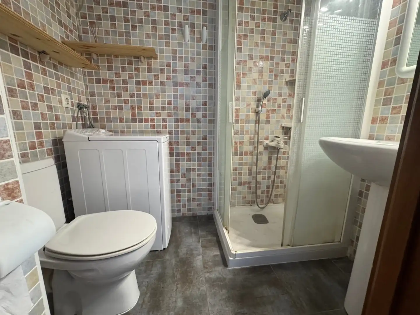 Baño de Apartamento en venta en Calpe / Calp con Aire acondicionado, Trastero y Piscina