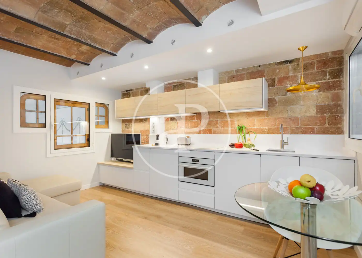 Cocina de Piso en venta en Barcelona con Aire acondicionado, Calefacción y Amueblado