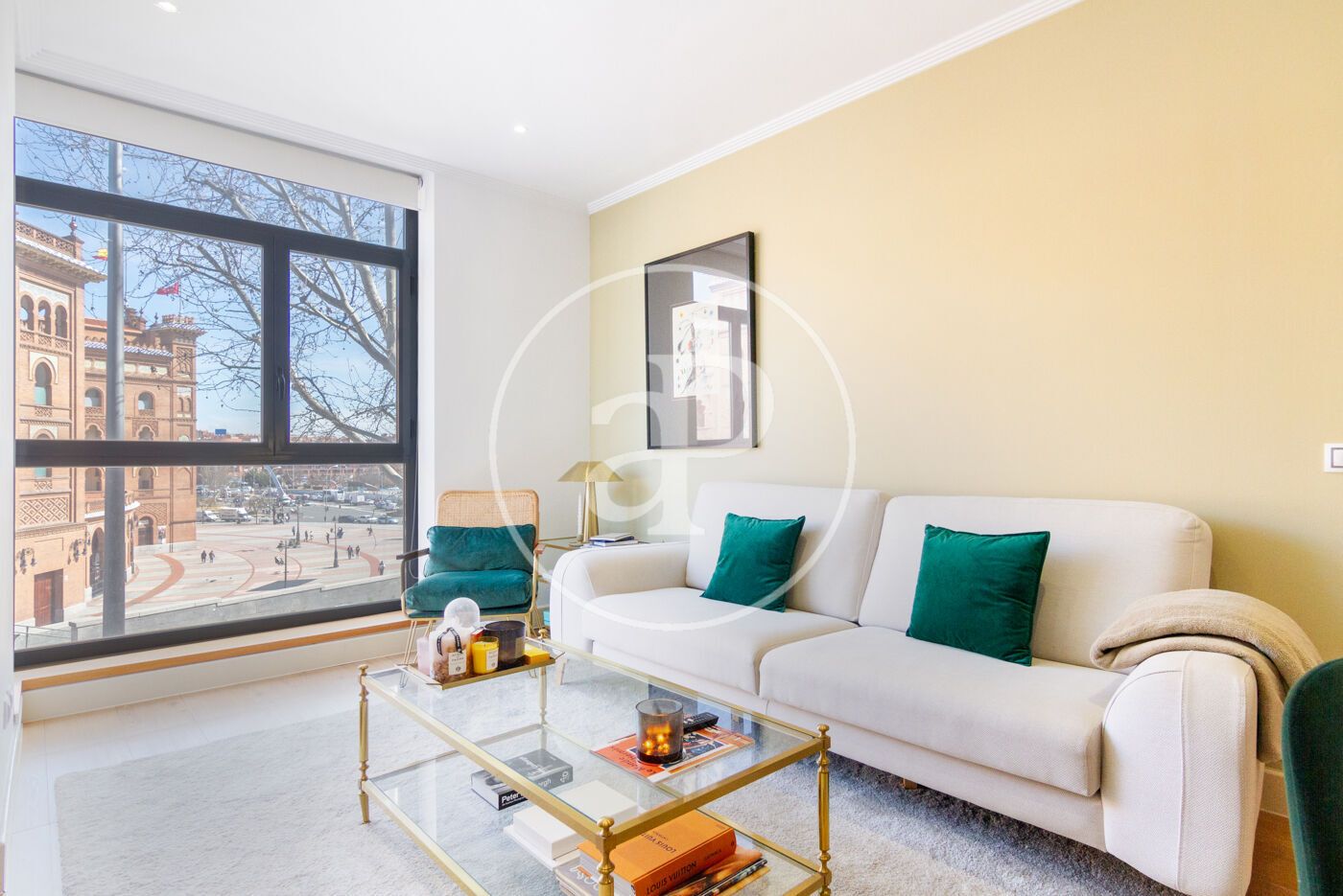 Exterior view of Flat to rent in  Madrid Capital  with Air Conditioner, Heating and Furnished