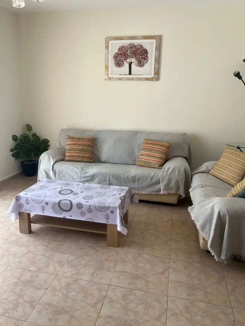 Sala de estar de Casa adosada en venta en Cambrils con Aire acondicionado, Terraza y Amueblado