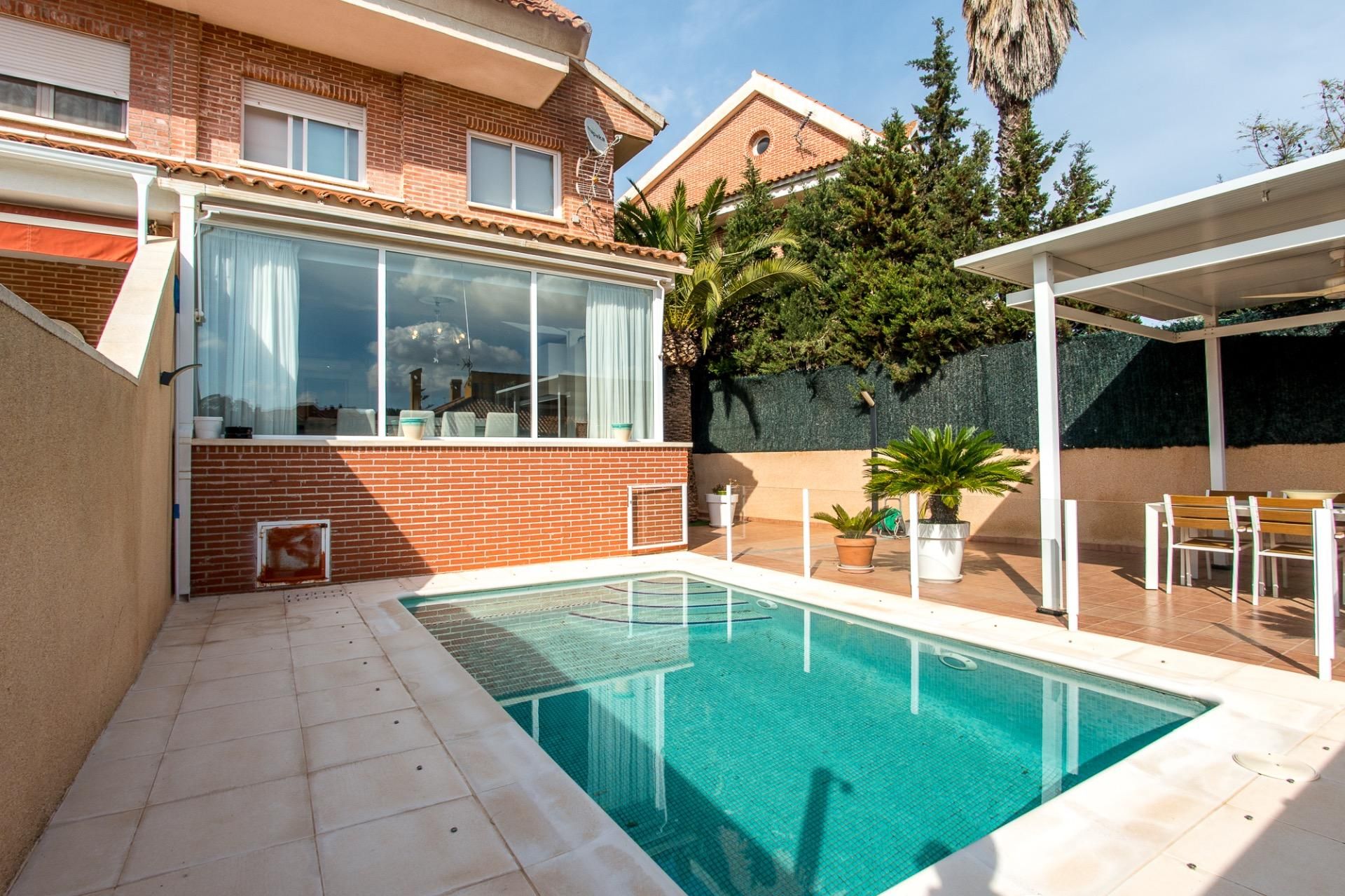 Swimming pool of Houses for sale in Molina de Segura  with Air Conditioner, Heating and Private garden