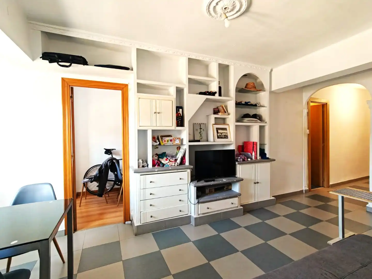 Sala de estar de Piso en venta en  Valencia Capital con Amueblado, Horno y Lavadora