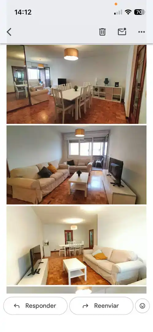 Living room of Flat for rent in  Pamplona / Iruña  with Balcony