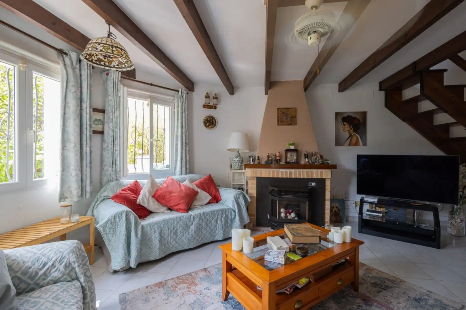 Sala de estar de Casa o chalet en venta en Alcalalí con Aire acondicionado, Calefacción y Terraza