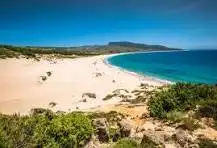 Vista exterior de Casa o xalet en venda en Tarifa amb Jardí privat, Moblat i TV
