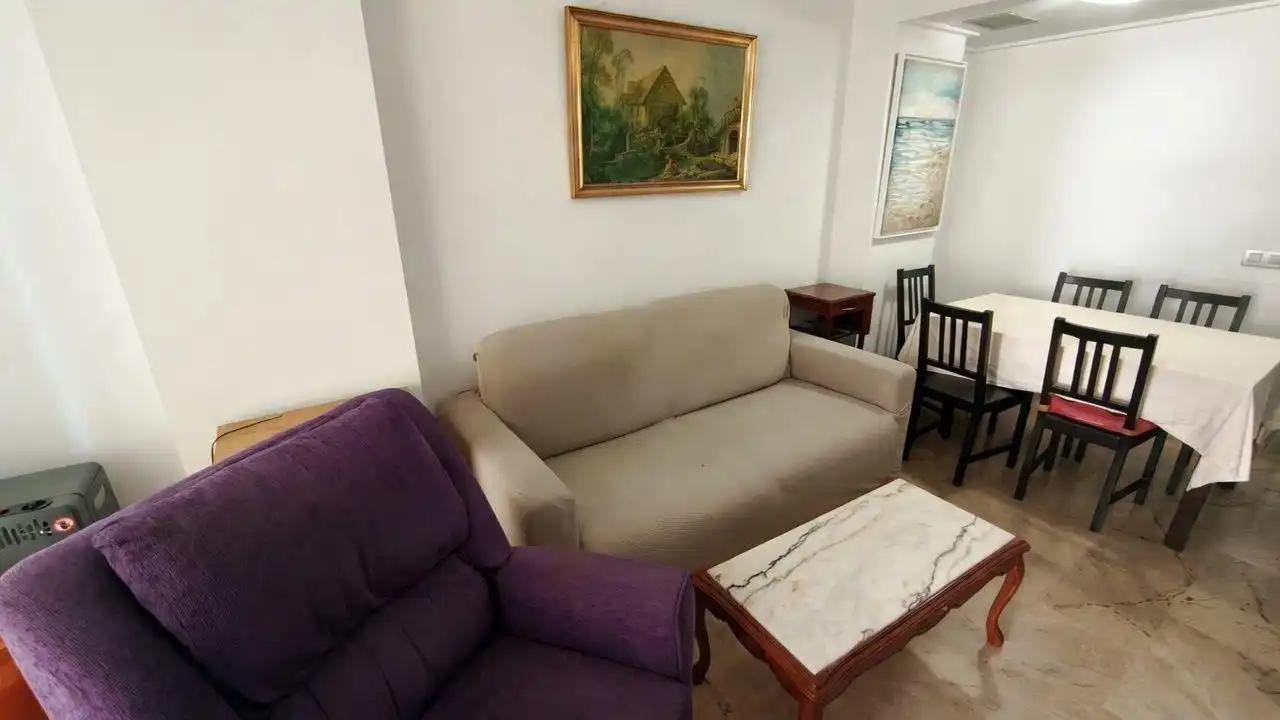 Sala d'estar de Apartament en venda en Oropesa del Mar / Orpesa amb Aire condicionat, Moblat i Balcó