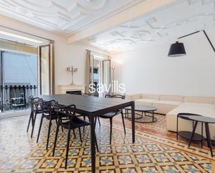 Living room of Apartment for sale in  Barcelona Capital  with Air Conditioner, Terrace and Furnished
