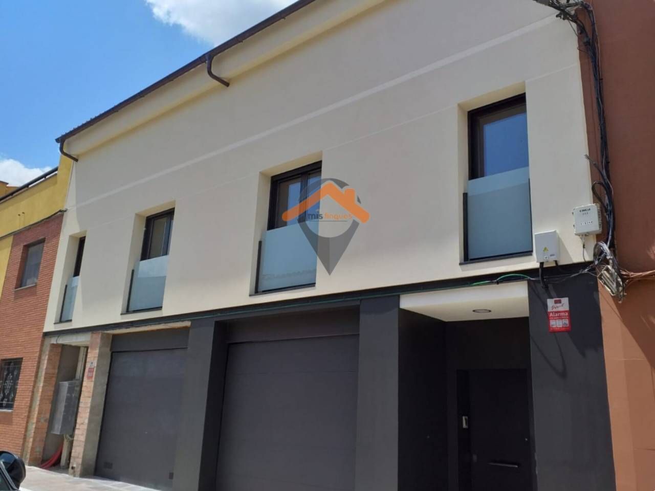Exterior view of House or chalet for sale in Viladecavalls  with Air Conditioner, Parquet flooring and Terrace