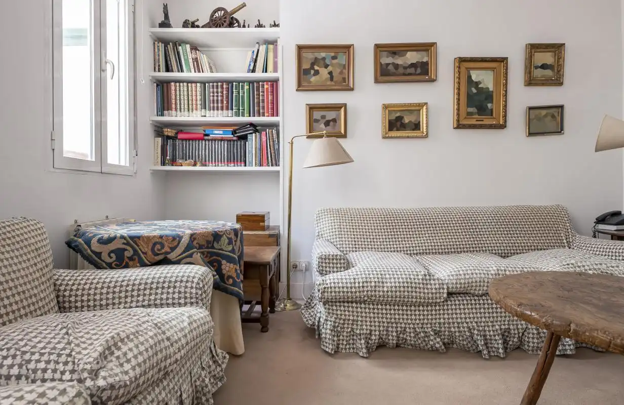 Living room of Flat for sale in Madrid  with Air Conditioner, Heating and Terrace