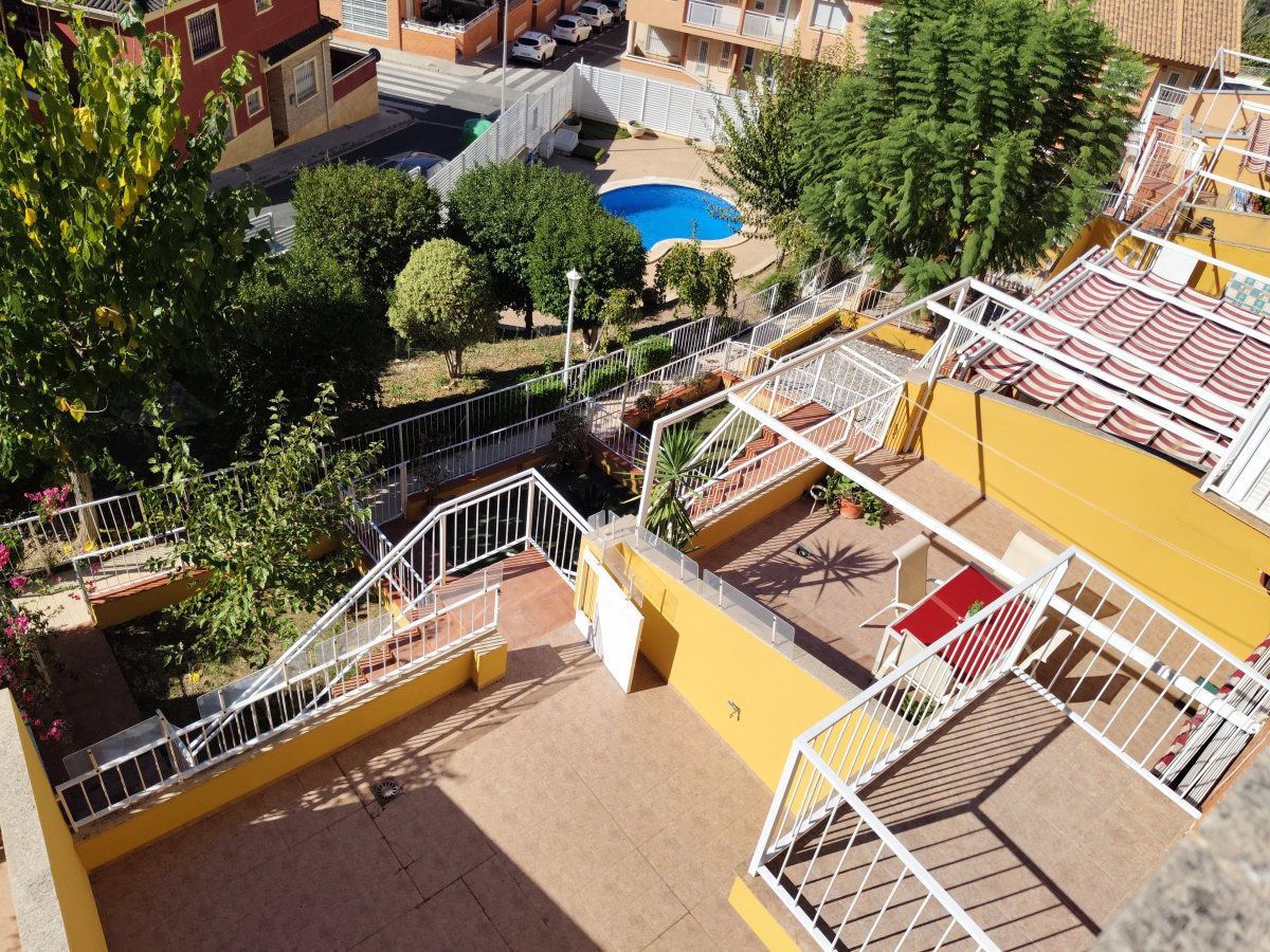 Exterior view of Duplex to rent in  Murcia Capital  with Terrace, Storage room and Balcony