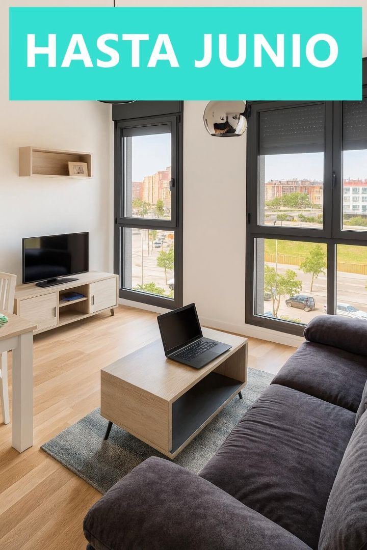 Living room of Flat to rent in Santander  with Heating, Storage room and Furnished