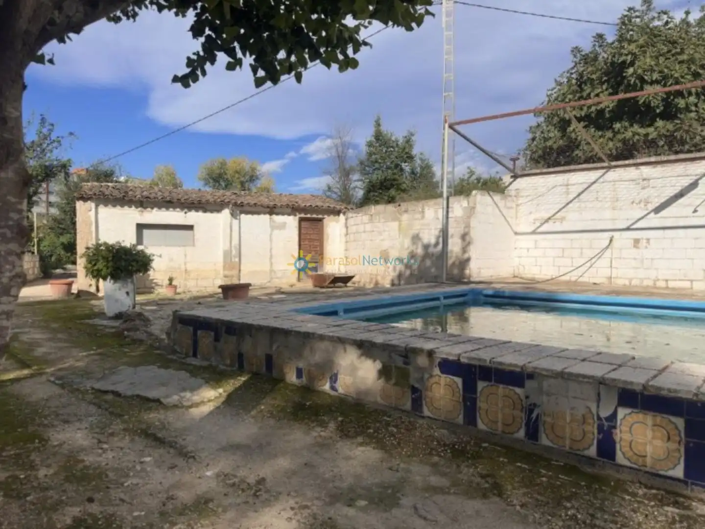 Piscina de Casa o chalet en venta en Albaida con Aire acondicionado, Jardín privado y Terraza
