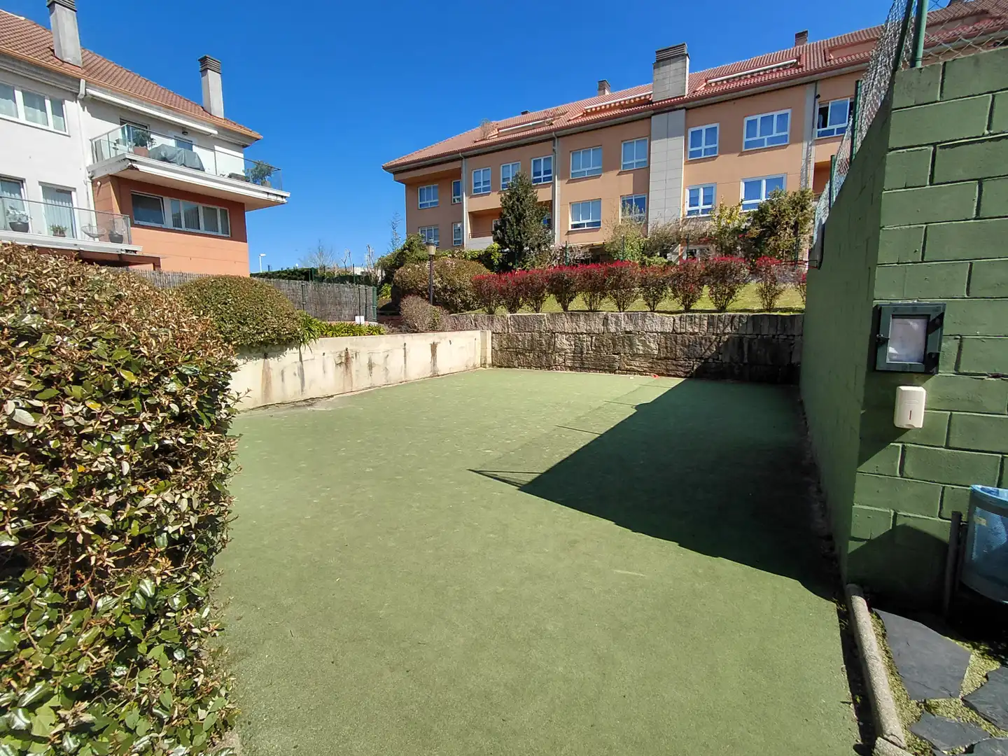 Terrace of Flat for sale in Oleiros  with Heating, Private garden and Parquet flooring