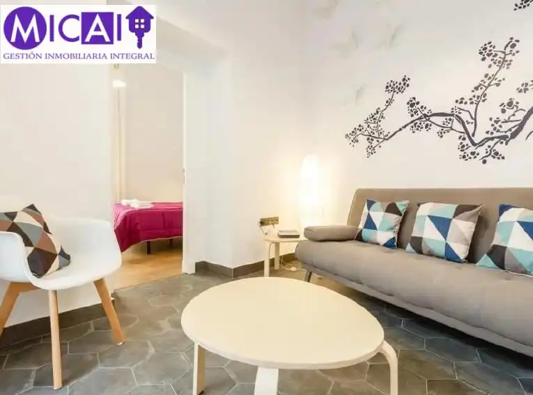 Sala de estar de Piso en venta en Cádiz con Aire acondicionado, Amueblado y Balcón