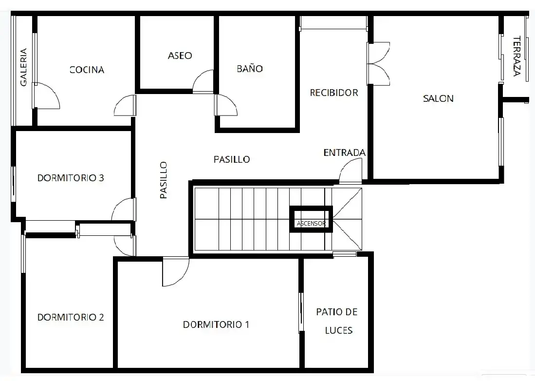 Wohnung mit Aufzug zum Verkauf in Industria, imagen 24