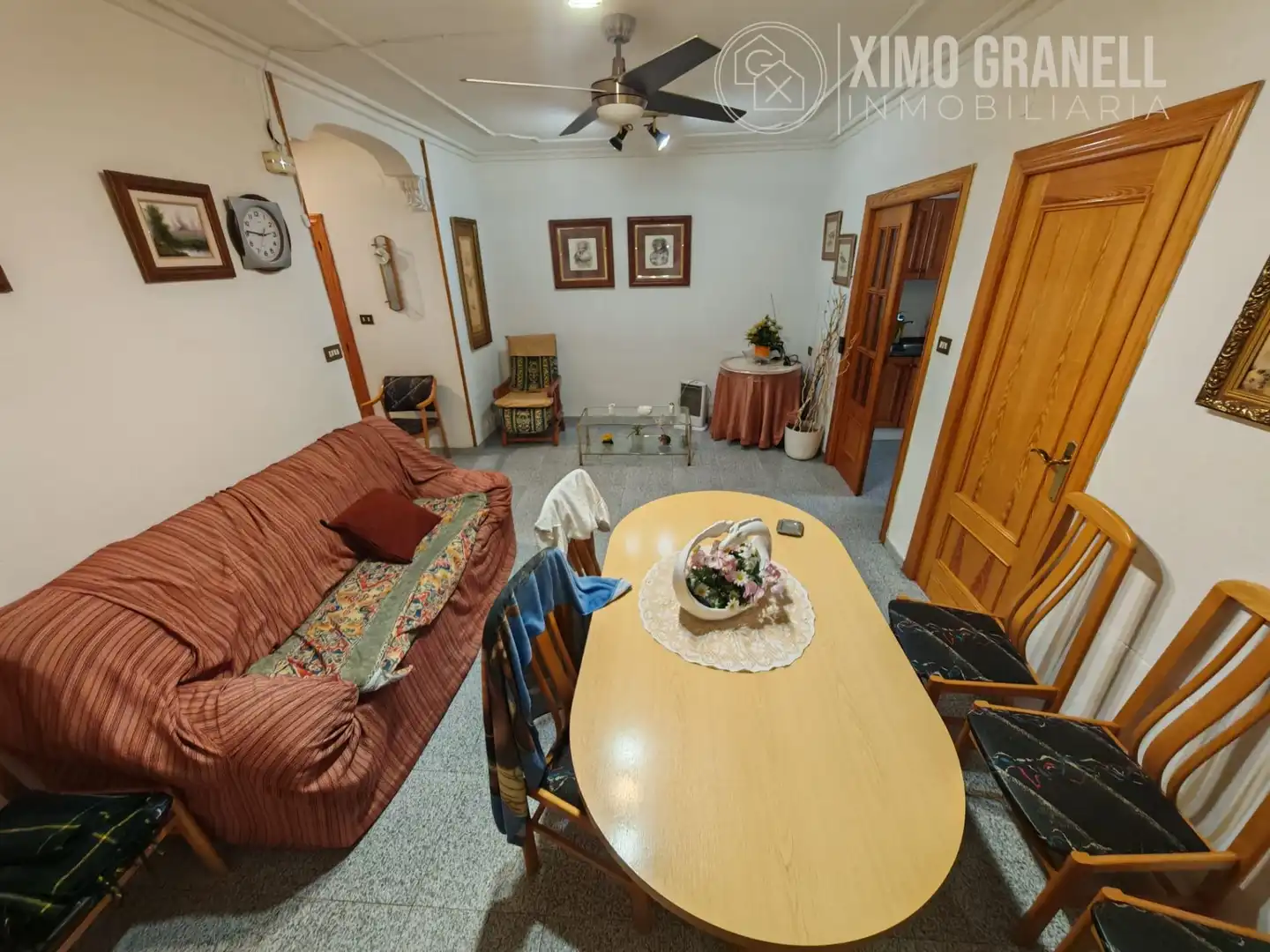 Sala d'estar de Casa o xalet en venda en La Vall d'Uixó amb Terrassa, Traster i Moblat