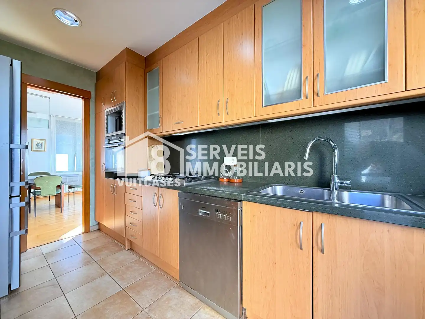 Cocina de Casa o chalet en venta en Sant Vicenç de Montalt con Calefacción, Jardín privado y Piscina