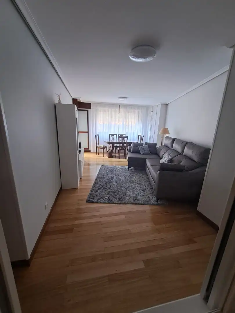 Sala d'estar de Apartament de lloguer en Santoña amb Terrassa i Moblat
