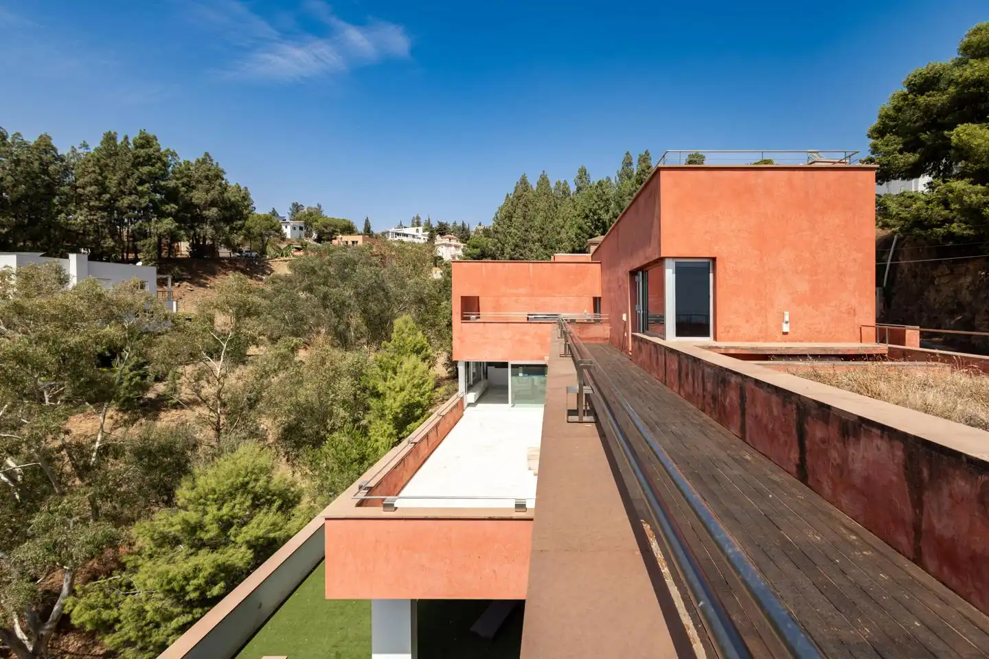 Exterior view of Houses for sale in Málaga  with Private garden, Terrace and Swimming Pool