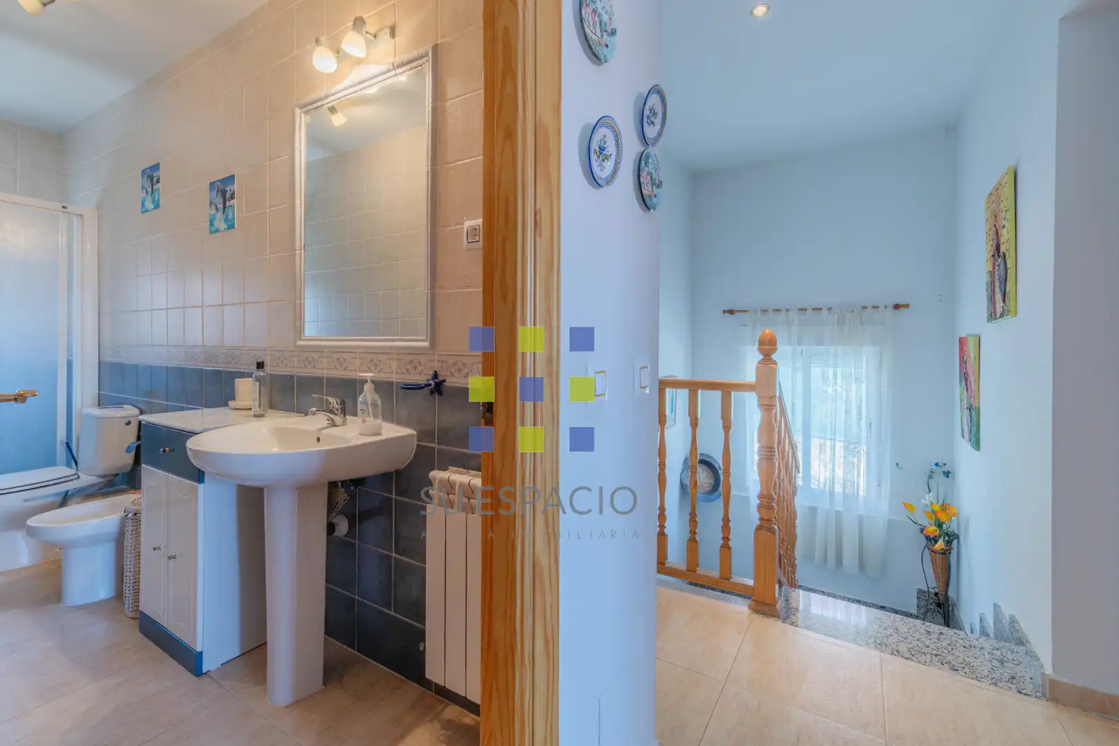 Badezimmer von Haus oder Chalet zum Verkauf in Méntrida mit Heizung, Privatgarten und Terrasse
