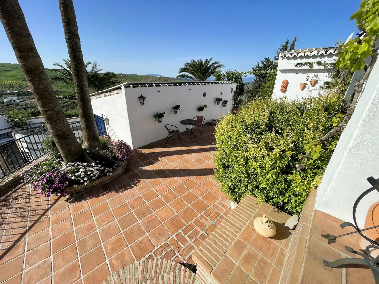 Terrasse von Country house zum Verkauf in Villanueva de la Concepción mit Klimaanlage, Heizung und Privatgarten