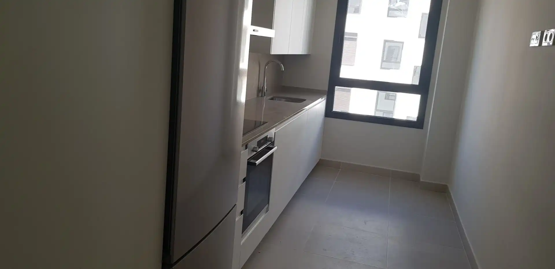 Cocina de Piso de alquiler en Málaga con Aire acondicionado, Parquet y Terraza
