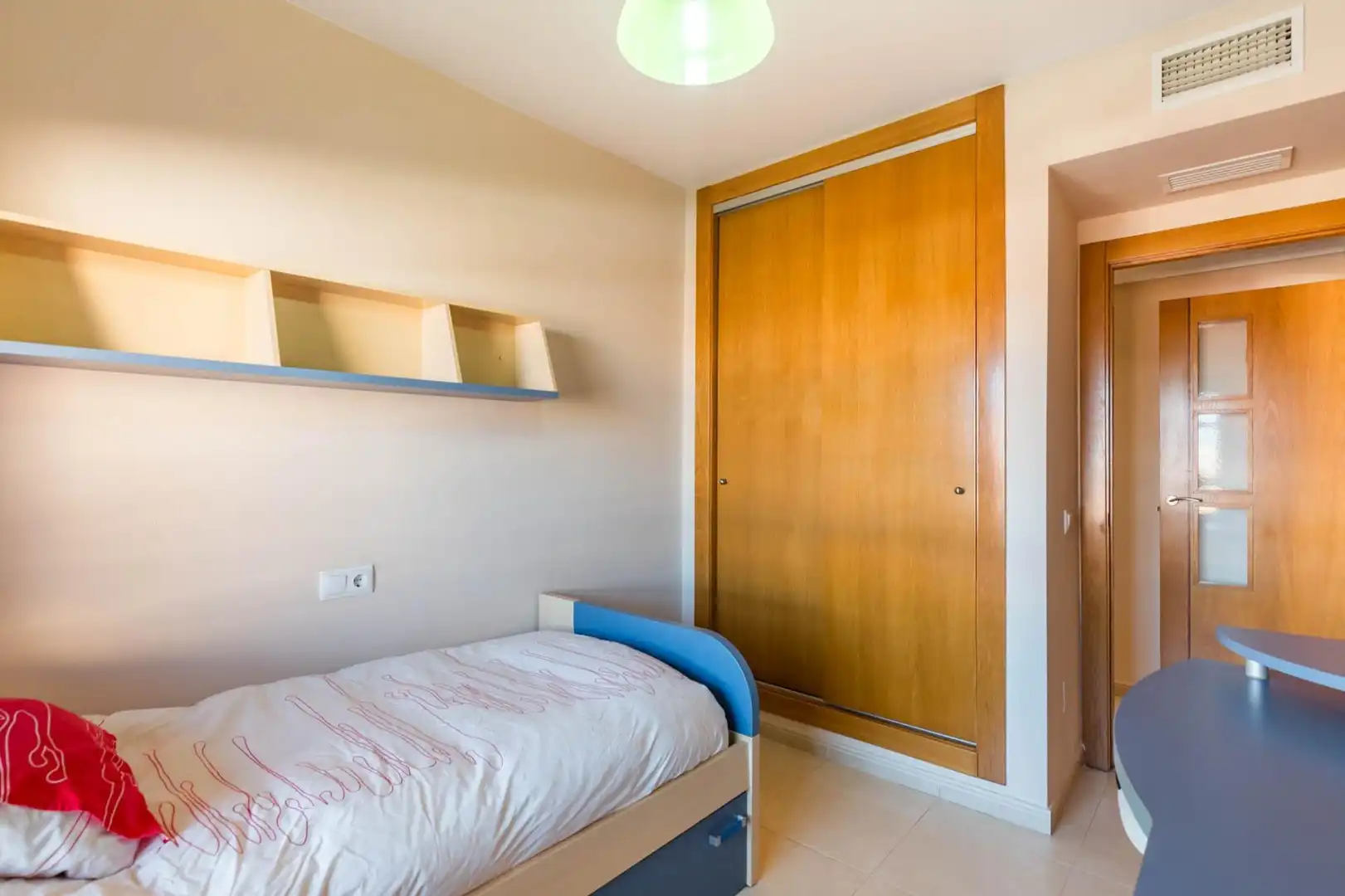 Bedroom of Flat for rent in Murcia  with Air Conditioner, Furnished and Balcony