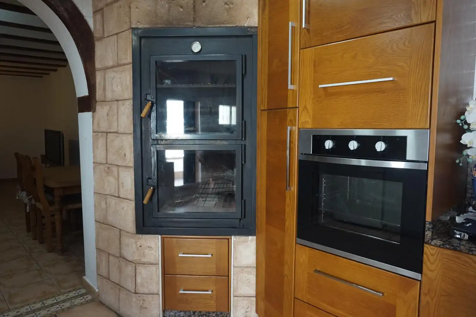 Cuina de Casa o xalet en venda en Elche / Elx amb Jardí privat, Terrassa i Traster