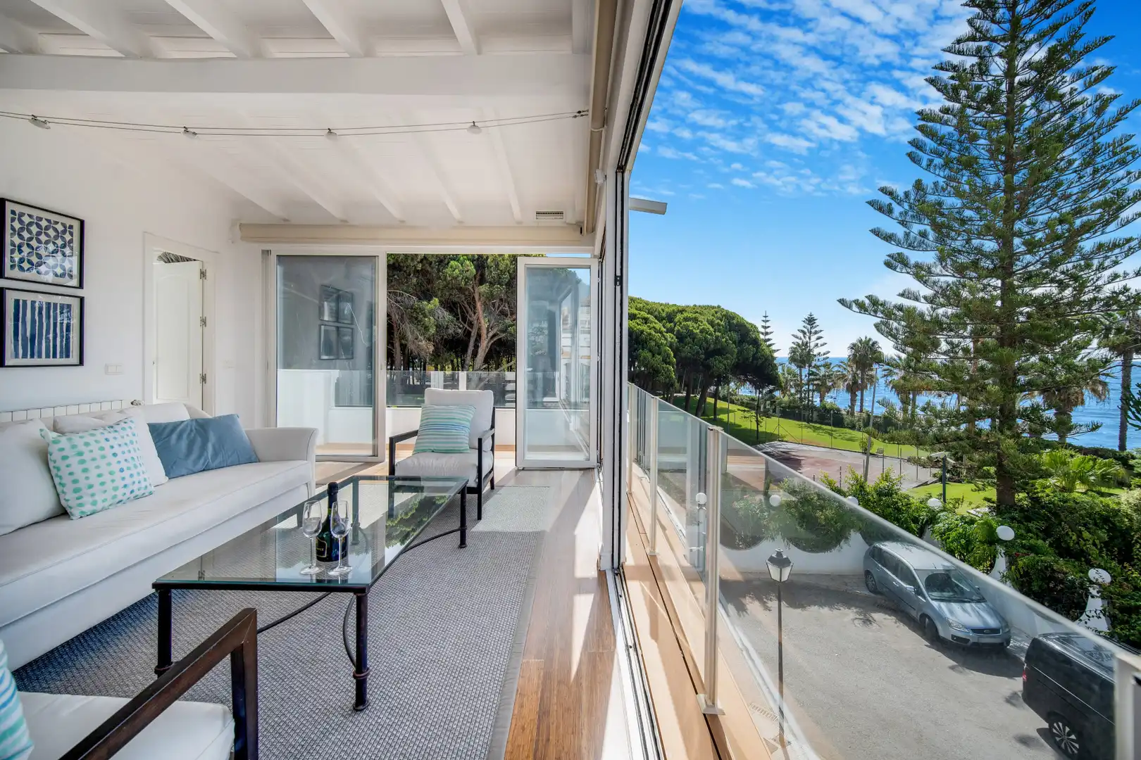 Terrassa de Casa adosada en venda en Marbella amb Aire condicionat, Jardí privat i Terrassa