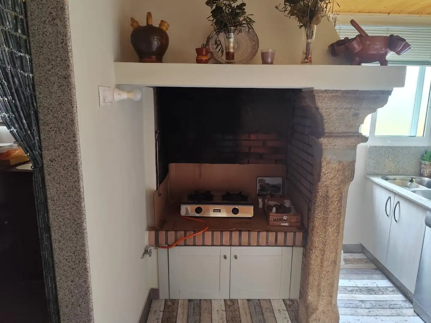 Kitchen of Houses for sale in Carballo  with Heating, Storage room and Furnished